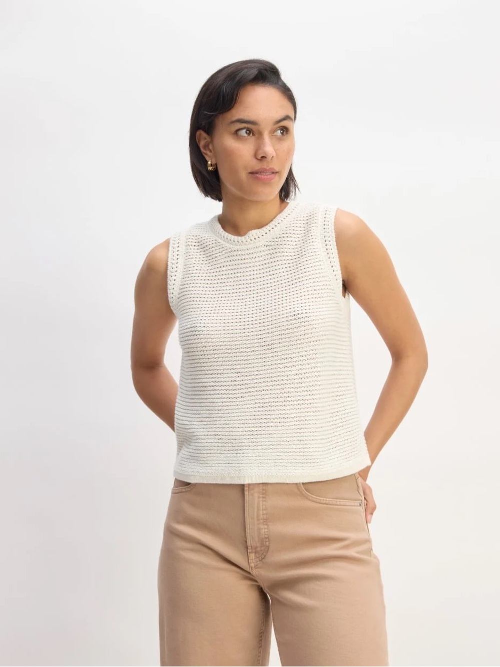 Everlane | The Organic Cotton Open-Stitch Tank